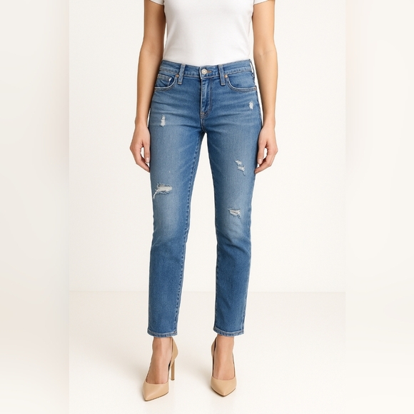 Ag Adriano Goldschmied Denim - Adriano Goldschmied AG The Stilt Slim Straight Cigarette Jeans 26R Medium Wash